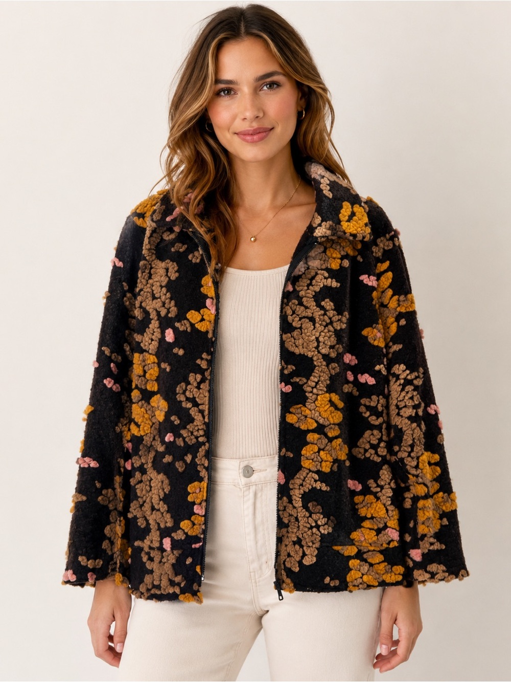 Radzoli fleece jacket size Medium NWT